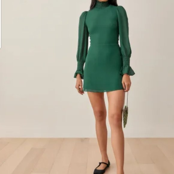 Reformation Archie Dress Sz 0 - Picture 2 of 2